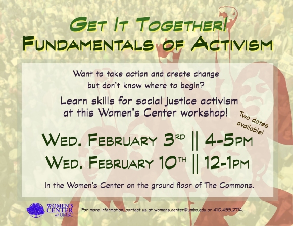 Activism Workshop Flyer